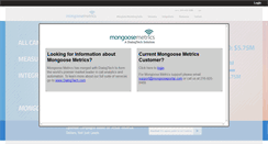 Desktop Screenshot of mongoosemetrics.com